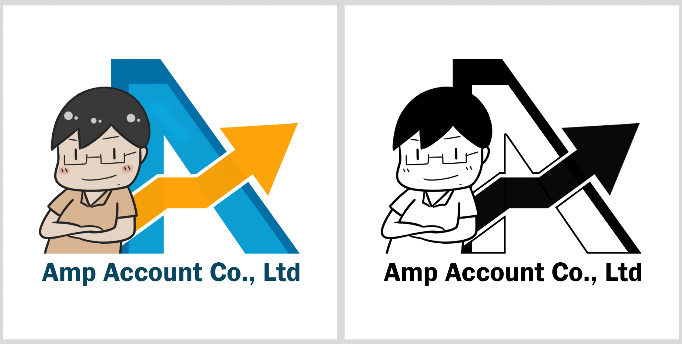 Amp Account Logo Design